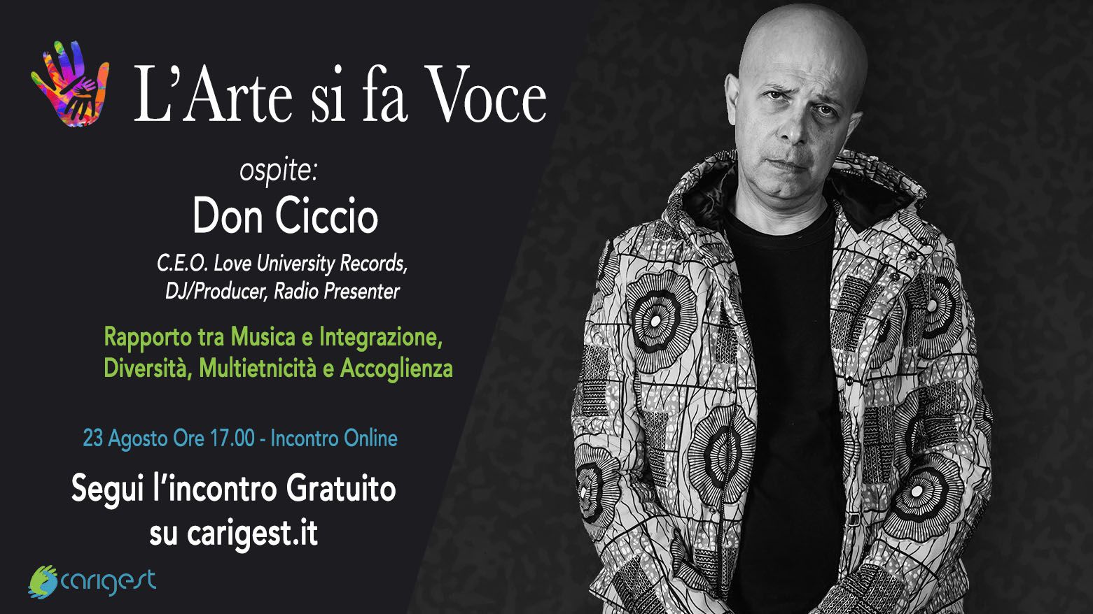 L'Arte si fa Voce ospita Don Ciccio