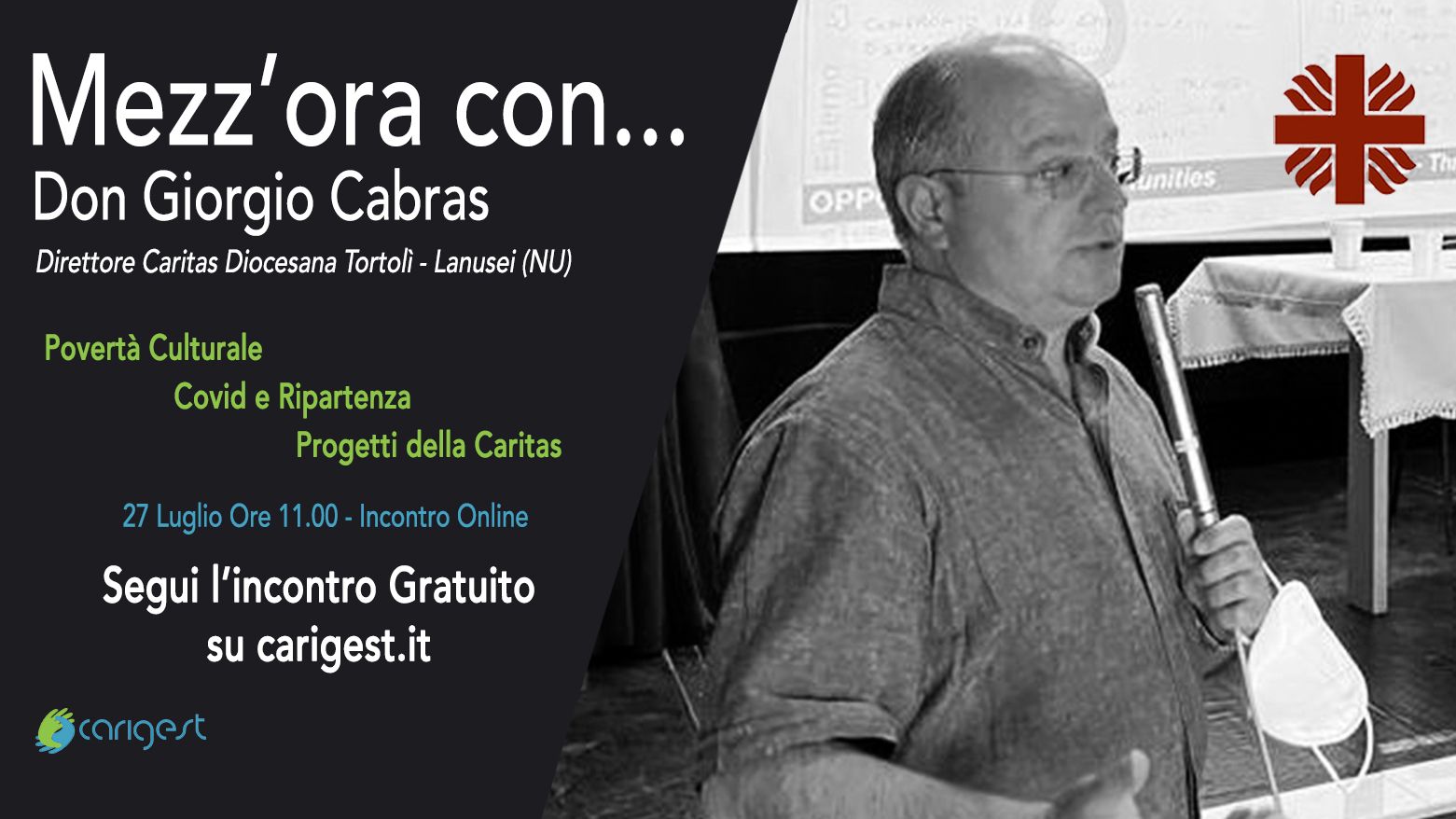 Mezz'ora con... Don Giorgio Cabras Direttore Caritas Diocesana Lanusei - Tortolì