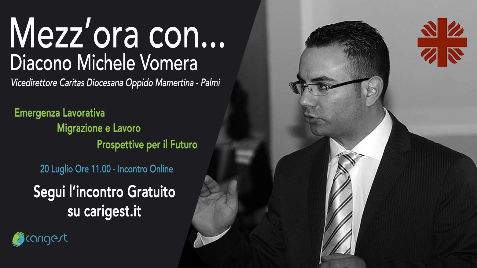 Mezz'ora con... Diacono Michele Vomera - Vicedirettore Caritas Oppido Mamertina - Palmi